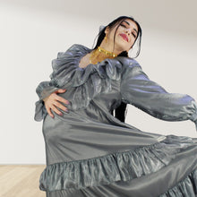 Load image into Gallery viewer, Theheb grey maternity and nursing maxi Eid Edition 25