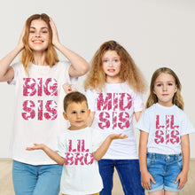 Load image into Gallery viewer, تي شيرت BABY BEE BIG BRO / BIG SIS المطابق