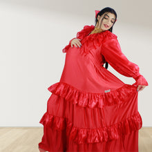 Load image into Gallery viewer, Theheb red rose maternity and nursing maxi Eid Edition 25