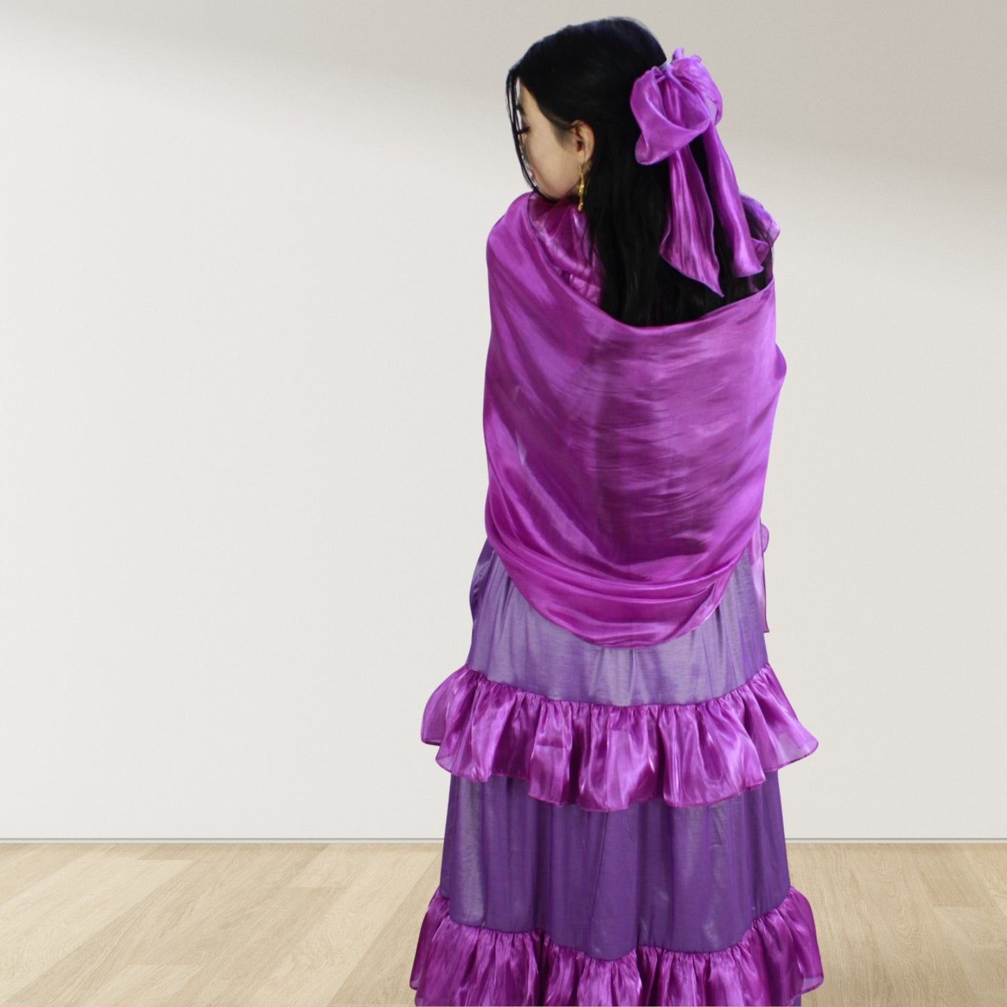 Theheb purple maternity and nursing maxi Eid Edition 25
