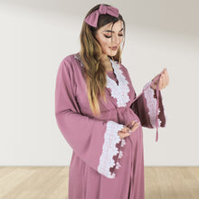Load image into Gallery viewer, PRETTY IN ROSE GOLD MATERNITY MAXI AND SWADDLE BLANKET SET