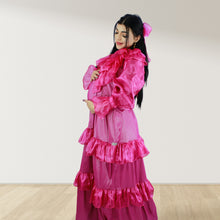 Load image into Gallery viewer, Theheb rose pink maternity and nursing maxi Eid Edition 25