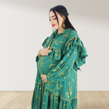 Load image into Gallery viewer, Jawahar zumarud maternity and nursing maxi Eid Edition 24