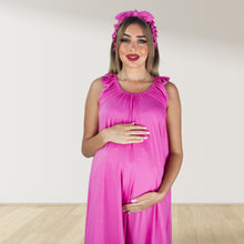 Load image into Gallery viewer, BARBIE PINK SIGNATURE RUFFLED ROBE AND LETTUCE SWADDLE SET