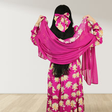 Load image into Gallery viewer, REEM PURPLE DOUBLE ZIPPER MATERNITY AND NURSING DRESS