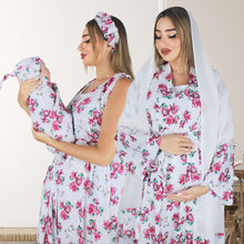 Load image into Gallery viewer, COUNTRY ROSE MOMMY AND ME 5 IN 1 LONG MATERNITY SET