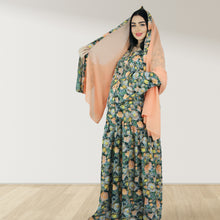 Load image into Gallery viewer, MARYOOM GREEN RUFFLE MATERNITY AND NURSING DRESS WITH ZIPPER