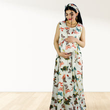 Load image into Gallery viewer, LITTLE BUTTERFLY MOMMY AND ME 5 IN 1 LONG MATERNITY SET