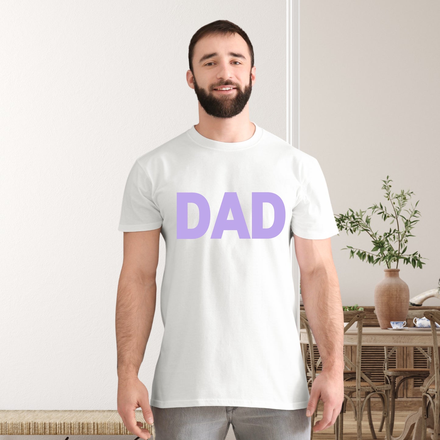 PRETTY IN PURPLE MATCHING DAD T-SHIRT