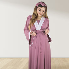 Load image into Gallery viewer, PRETTY IN ROSE GOLD MATERNITY MAXI AND SWADDLE BLANKET SET