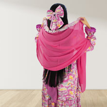 Load image into Gallery viewer, MAITHA VINTAGE PINK DOUBLE LAYERED MATERNITY AND NURSING GOWN WITH ZIPPER