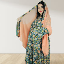 Load image into Gallery viewer, MARYOOM GREEN RUFFLE MATERNITY AND NURSING DRESS WITH ZIPPER