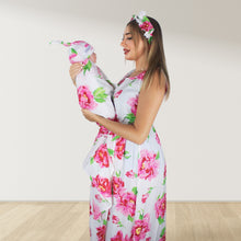 Load image into Gallery viewer, WATER LILLY MOMMY AND ME 5 IN 1 LONG MATERNITY SET