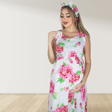 Load image into Gallery viewer, WATER LILLY MOMMY AND ME 5 IN 1 LONG MATERNITY SET