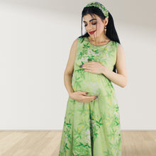 Load image into Gallery viewer, BABY GREEN MOMMY AND ME 5 IN 1 LONG MATERNITY SET