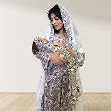 Load image into Gallery viewer, MID NIGHT GREY MOMMY AND ME 5 IN 1 LONG MATERNITY SET