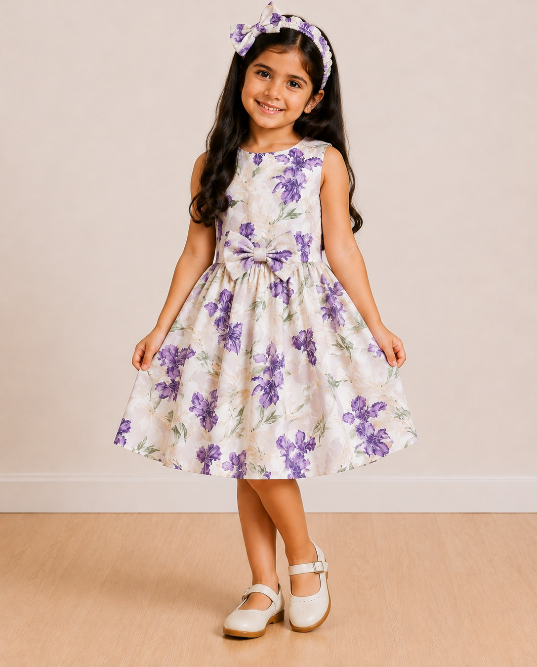 Lilac Spring Twirl Dress