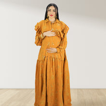 Load image into Gallery viewer, Jawahar Canary maternity and nursing maxi Eid Edition 24