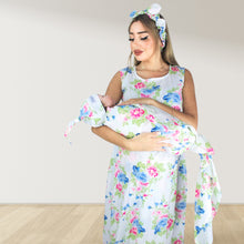 Load image into Gallery viewer, SPRING BLOSSOM MOMMY AND ME 5 IN 1 LONG MATERNITY SET
