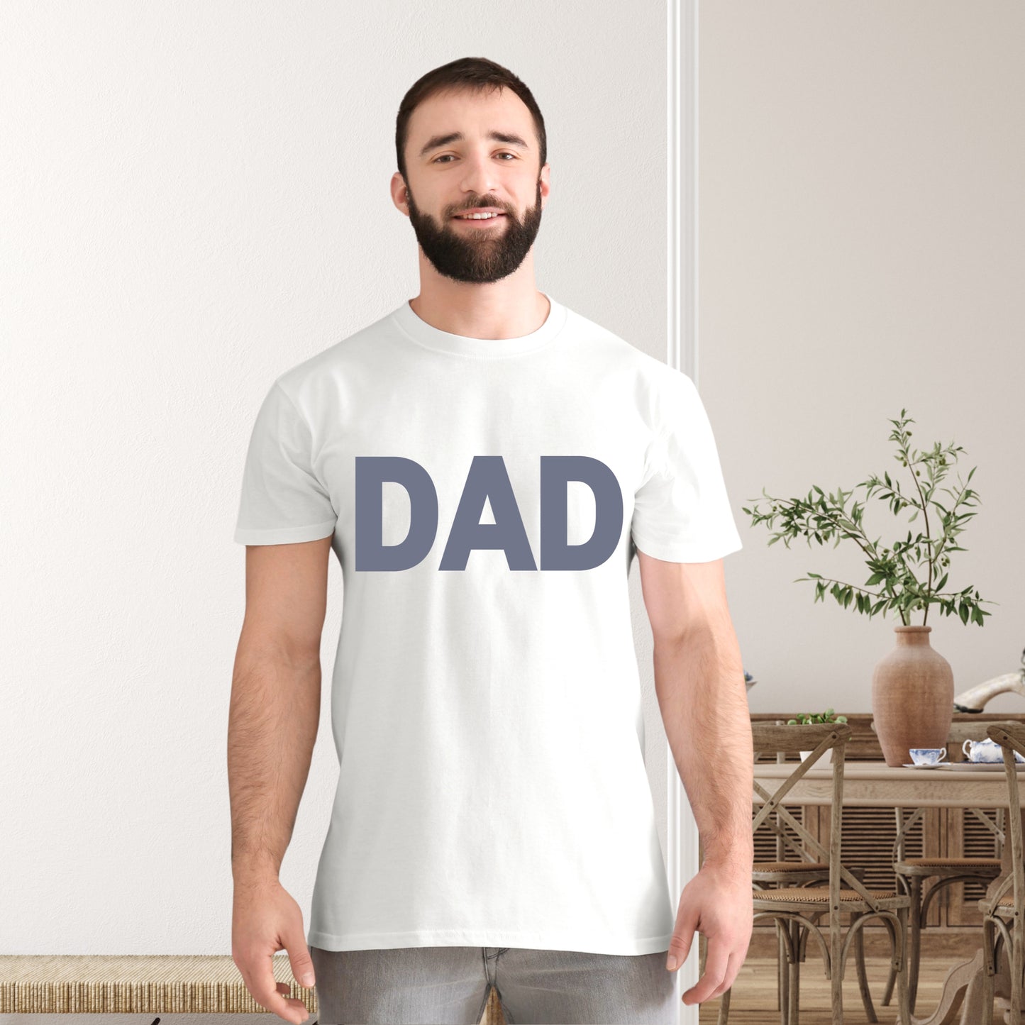 SIGNATURE ROCK GREY MATCHING DAD T-SHIRT