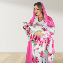 Load image into Gallery viewer, WATER LILLY MOMMY AND ME 5 IN 1 LONG MATERNITY SET