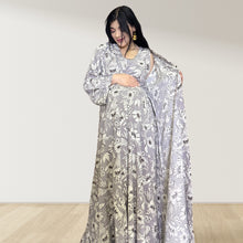 Load image into Gallery viewer, MID NIGHT GREY MOMMY AND ME 5 IN 1 LONG MATERNITY SET