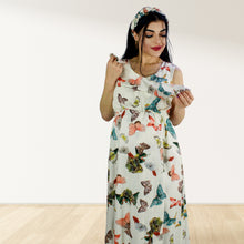 Load image into Gallery viewer, LITTLE BUTTERFLY MOMMY AND ME 5 IN 1 LONG MATERNITY SET