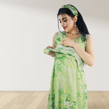 Load image into Gallery viewer, BABY GREEN MOMMY AND ME 5 IN 1 LONG MATERNITY SET