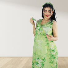 Load image into Gallery viewer, BABY GREEN MOMMY AND ME 5 IN 1 LONG MATERNITY SET