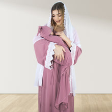 Load image into Gallery viewer, PRETTY IN ROSE GOLD MATERNITY MAXI AND SWADDLE BLANKET SET