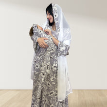 Load image into Gallery viewer, MID NIGHT GREY MOMMY AND ME 5 IN 1 LONG MATERNITY SET