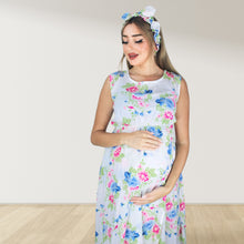 Load image into Gallery viewer, SPRING BLOSSOM MOMMY AND ME 5 IN 1 LONG MATERNITY SET