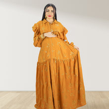 Load image into Gallery viewer, Jawahar Canary maternity and nursing maxi Eid Edition 24