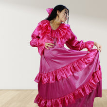 Load image into Gallery viewer, Theheb rose pink maternity and nursing maxi Eid Edition 25