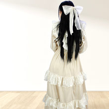 Load image into Gallery viewer, Theheb beige maternity and nursing maxi Eid Edition 25