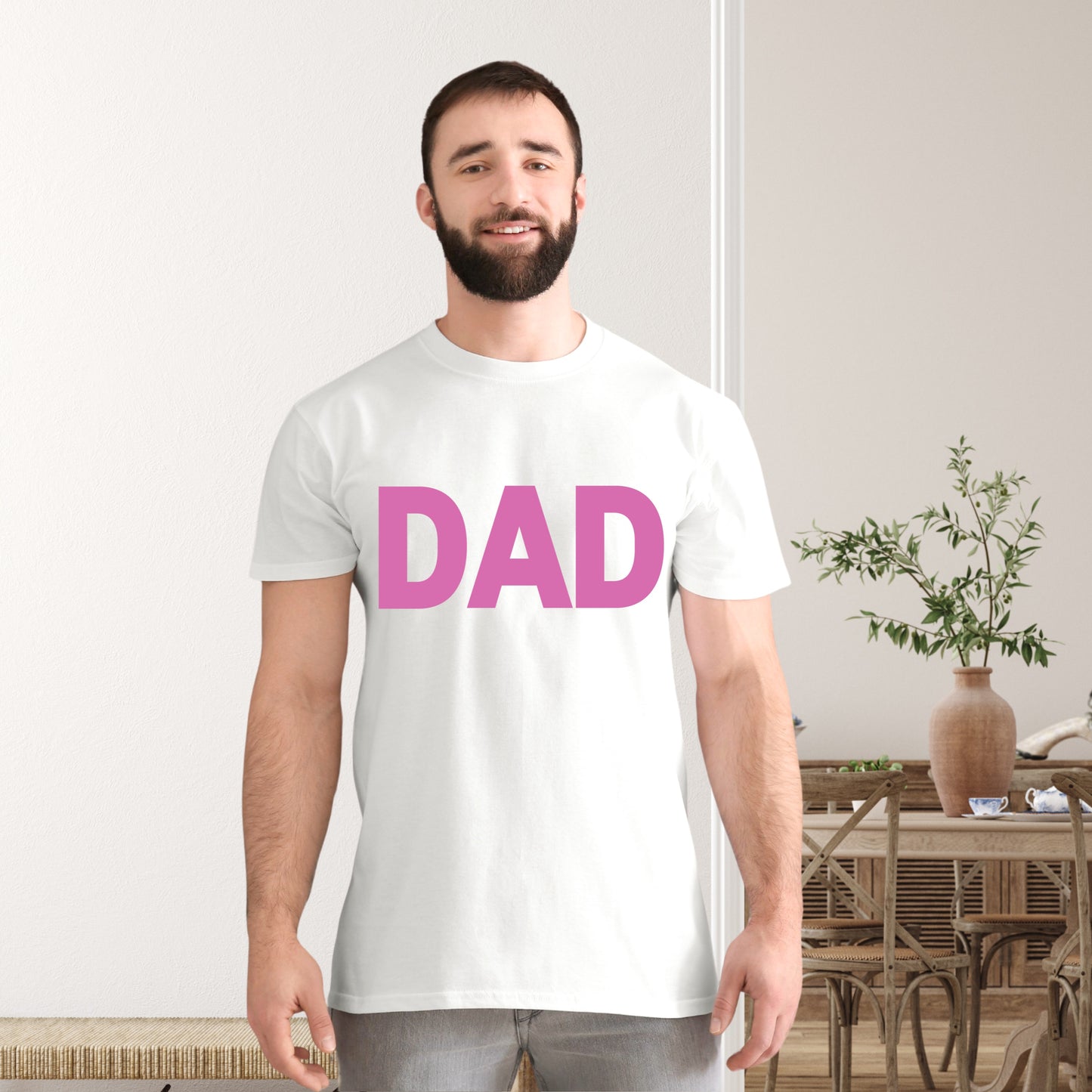 SIGNATURE MULBERRY PINK MATCHING DAD T-SHIRT