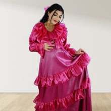 Load image into Gallery viewer, Theheb rose pink maternity and nursing maxi Eid Edition 25