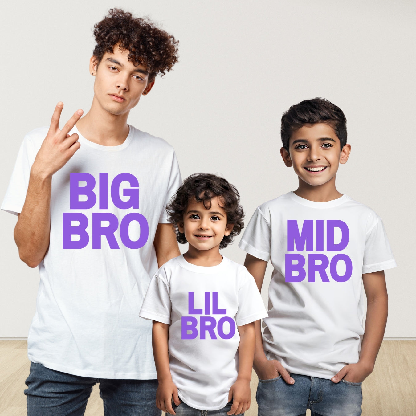 SIGNATURE PURPLE BRO/ BIG SIS MATCHING T-SHIRT