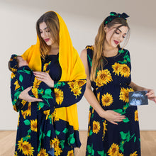 Load image into Gallery viewer, مجموعة آيس بلو فلورا مامي وأنا 5 في 1 للأمومة الطويلة