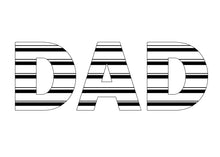 Load image into Gallery viewer, B&W STRIPES MATCHING DAD T-SHIRT - mommyandmearabia