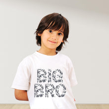 Load image into Gallery viewer, GREY FLORAL BIG BRO/ BIG SIS MATCHING T-SHIRT