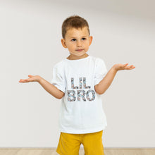 Load image into Gallery viewer, تي-شيرت بلون أزرق ثلجي بيج BRO / بيج SIS متطابق