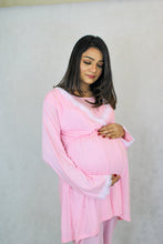 Load image into Gallery viewer, طقم بيجاما للأمومة والرضاعة من الدانتيل