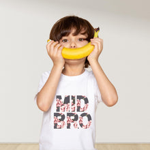 Load image into Gallery viewer, GREY FLORAL BIG BRO/ BIG SIS MATCHING T-SHIRT