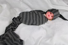 Load image into Gallery viewer, Shades of stone grey cotton stretch swaddle set - mommyandmearabia