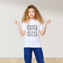 Load image into Gallery viewer, تي-شيرت بلون أزرق ثلجي بيج BRO / بيج SIS متطابق