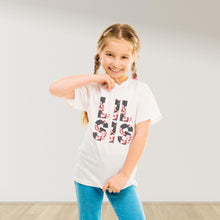 Load image into Gallery viewer, GREY FLORAL BIG BRO/ BIG SIS MATCHING T-SHIRT