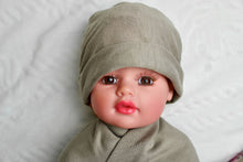 Load image into Gallery viewer, Macy Grey cotton stretch swaddle set - mommyandmearabia