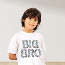 Load image into Gallery viewer, تي-شيرت بلون أزرق ثلجي بيج BRO / بيج SIS متطابق