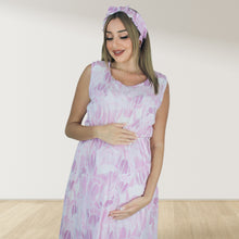 Load image into Gallery viewer, FEATHER PINK MOMMY AND ME 5 IN 1 LONG MATERNITY SET
